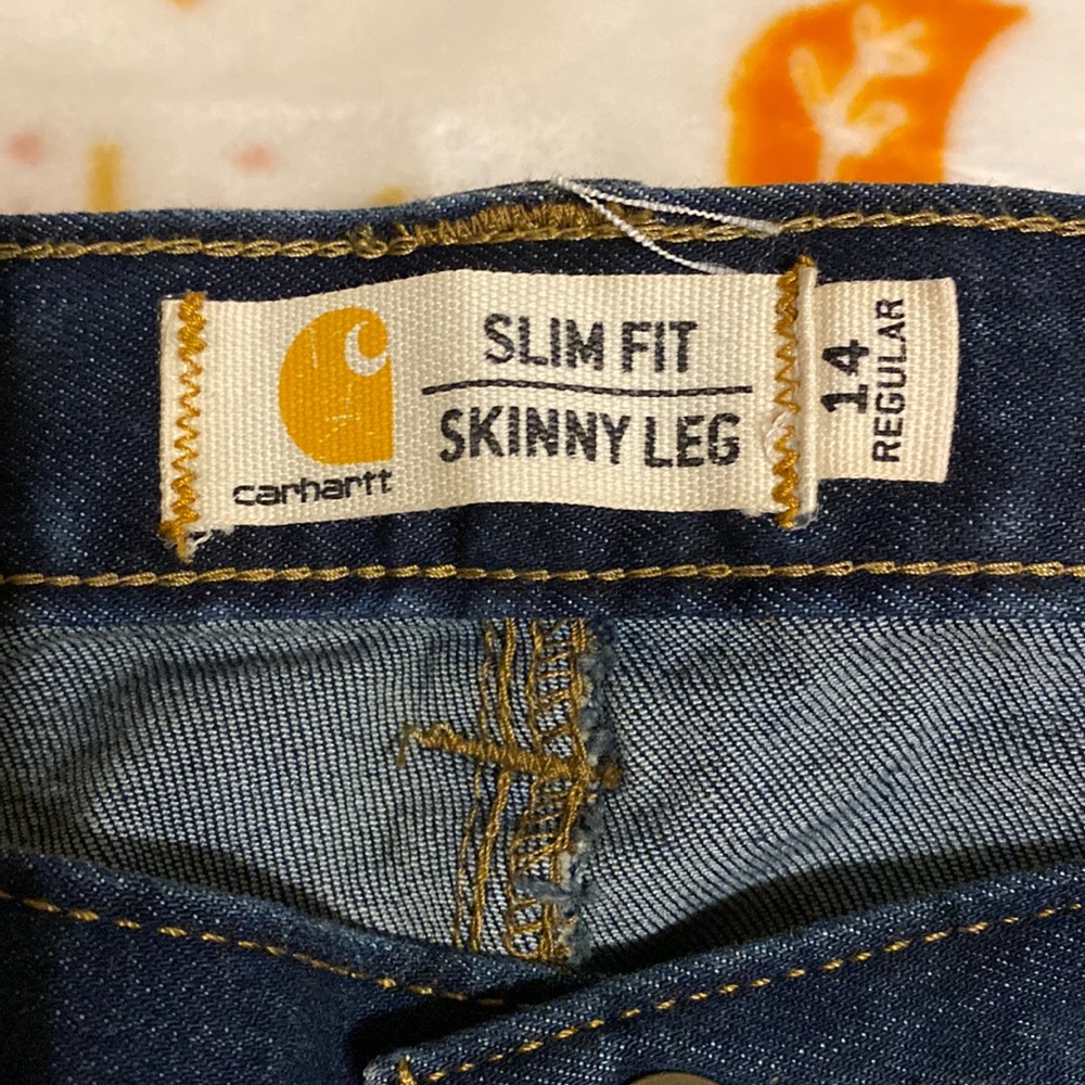 Women’s CARHARTT Layton slim fit Skinny leg size 14 jeans  NEW
